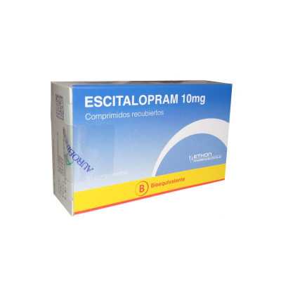 Escitalopram 10mg x30com (Ethon)