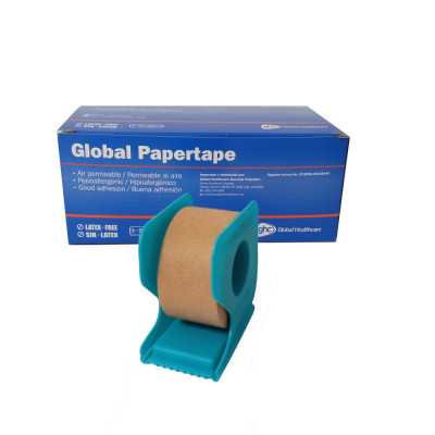 Tela Microporosa Beige con Dispensador 2,5cm x 9,1m. (GHC)