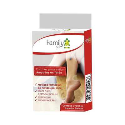 Parche Curita talones transparente x1 (Family Set)