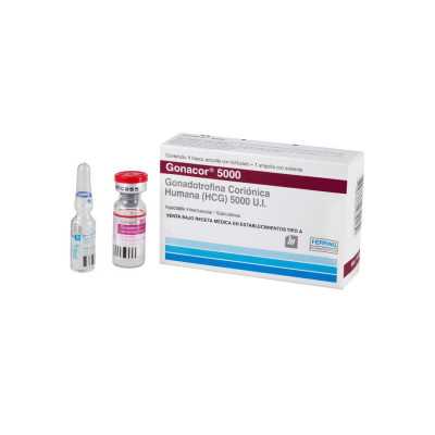 Gonacor 5.000 u.i. Frasco ampolla + solvente x1