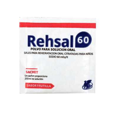 Rehsal 60 sabor frutilla sobre para 250ml