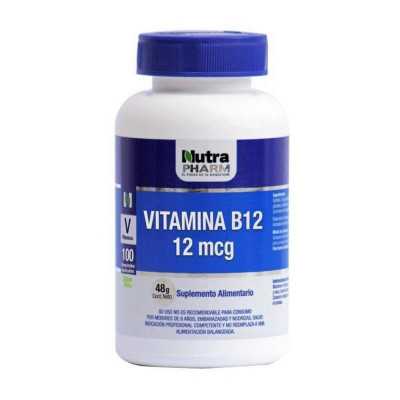 Vitamina B12 12mcg x100com (Nutrapharm)