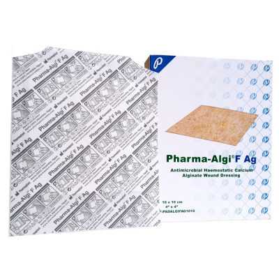 Pharma-algi F Ag (Alginato de Calcio + Plata) 10x10cm