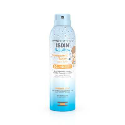 Fotoprotector Pediatrics wet skin spray transparente 250ml