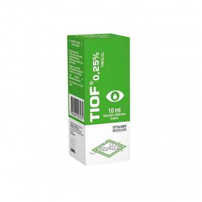 Tiof 0,25% solucion ofralmica 10ml