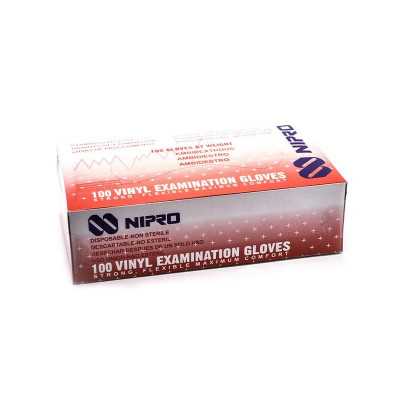 Guante Vinyl talla L x100 (Nipro)