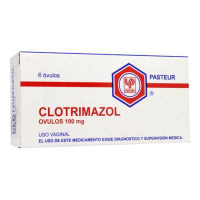 Clotrimazol 100mg x6ovulos (Pasteur)
