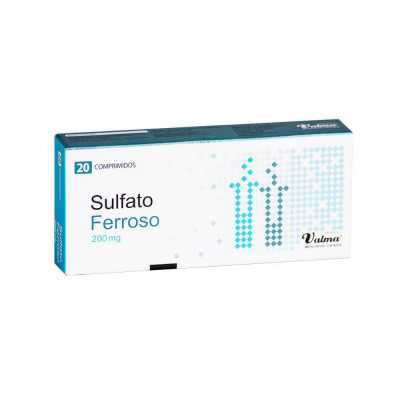 Sulfato Ferroso 200mg x20com. (Valma)
