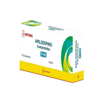 Amlodipino 5mg x 30com (Sevenpharma)