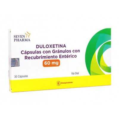 Duloxetina 60mg x30com sevenpharma (Cenabast)