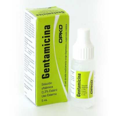 Gentamicina 0.3% solucion oftalmica x5ml (Opko)