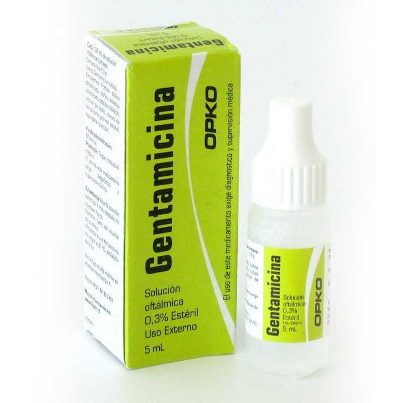 Gentamicina 0.3% solucion oftalmica x5ml (Opko)