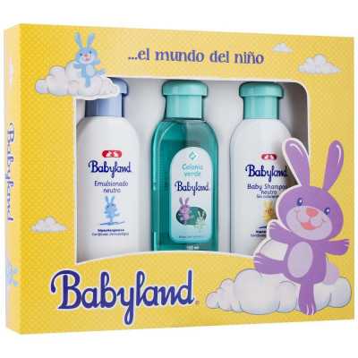 Babyland Estuche emulsionado + colonia verde + shampoo