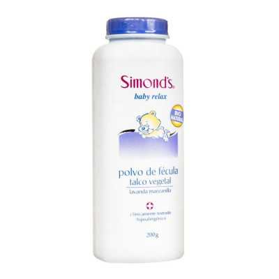 Simonds Talco fecula lavanda manzanilla 200g