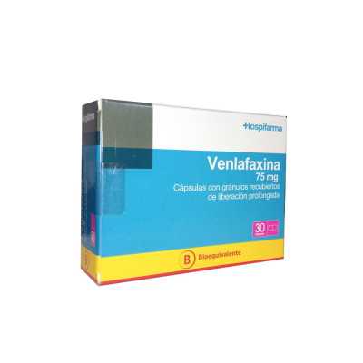 Venlafaxina XR 75mg x30cap