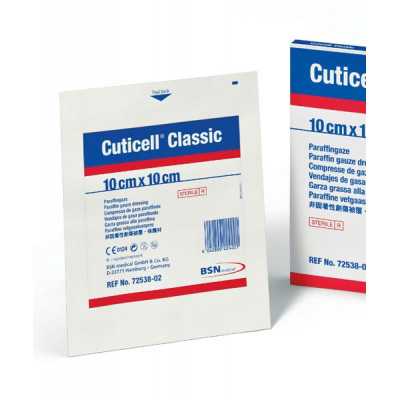 Cuticell Classic aposito gasa parafinada 10x10cm