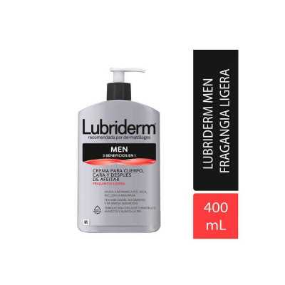Lubriderm Men 3 en 1 x400ml