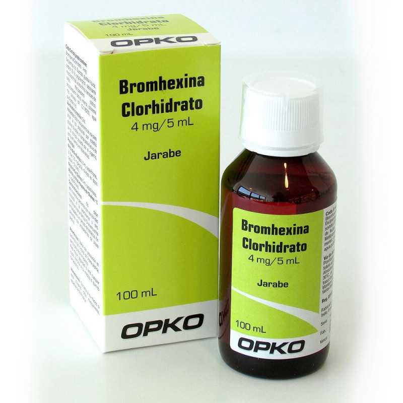 Bromhexina Jarabe 4mg/5ml x100ml Opko (Cenabast)