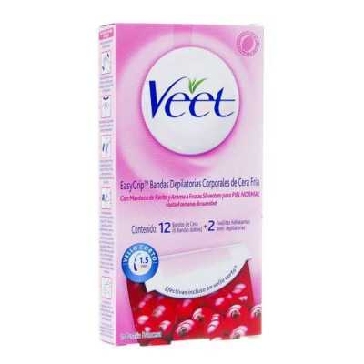 Veet Banda depilatoria corporal piel normal x12