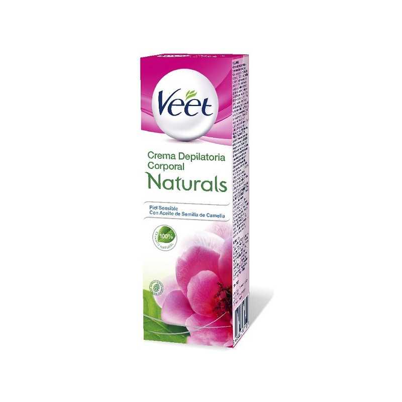 Veet Naturals crema depilatoria piel sensible 100ml