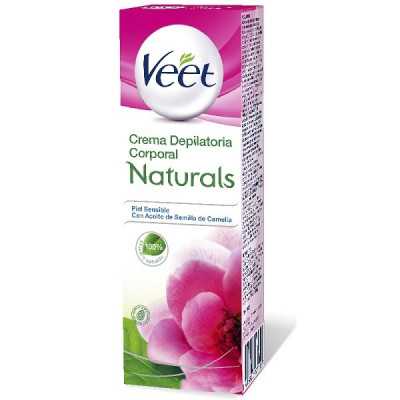 Veet Naturals crema depilatoria piel sensible 100ml
