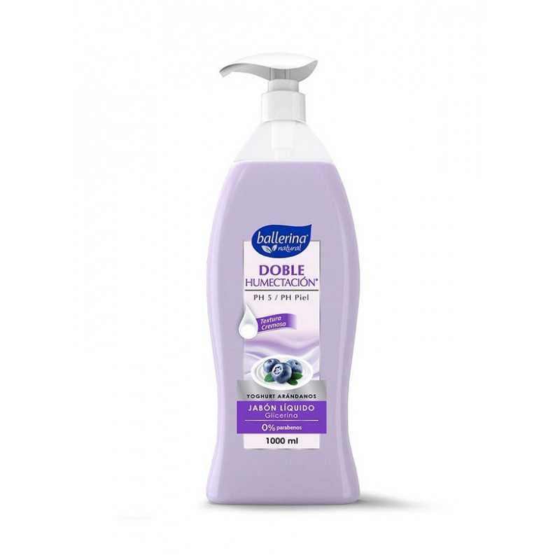 Ballerina Jabon doble humectacion yoghurt arandano 1000cc