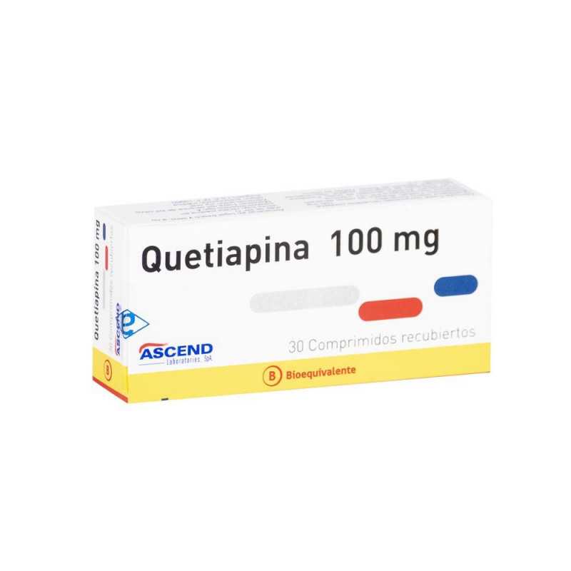 Quetiapina 100mg x30com Ascend (Cenabast)