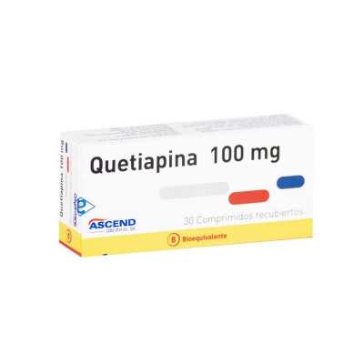 Quetiapina 100mg x30com Ascend (Cenabast)