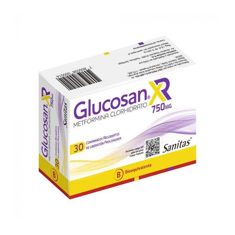 Glucosan XR 750mg x30com