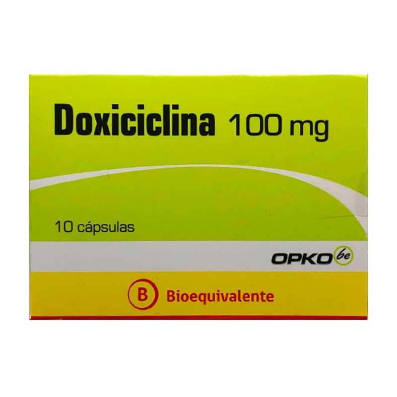 Doxiciclina 100mg x10com. (Opko)
