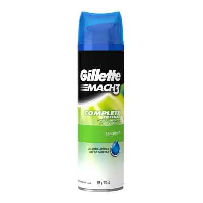 Gillette Mach3 gel afeitar complete defense sensitive 198g