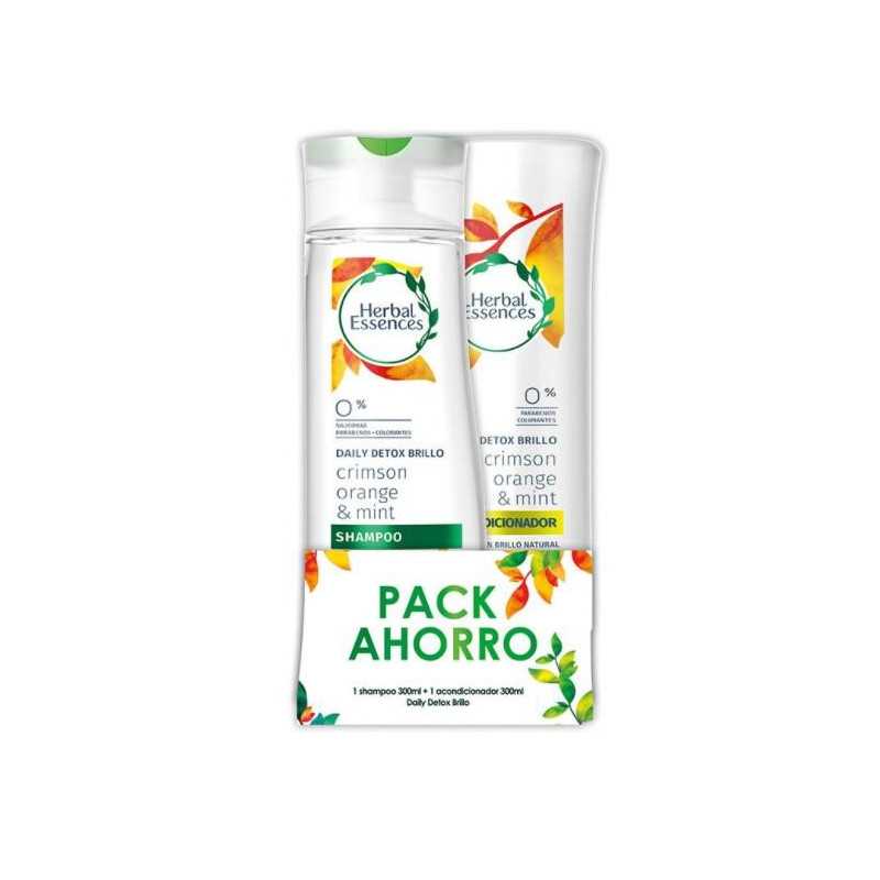 Herbal Essences daily detox brillo shampoo+ac 300m