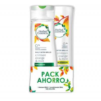 Herbal Essences daily detox brillo shampoo+ac 300m