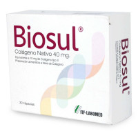 Biosul Colageno nativo 40 mg x 30 c&aacute;psulas - Farmacia AraucoMed