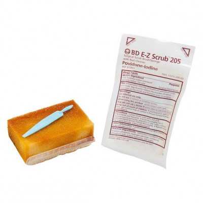 Cepillo Quirurgico esteril con povidona bd e-z scrub