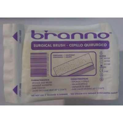 Cepillo Quirurgico esteril branno
