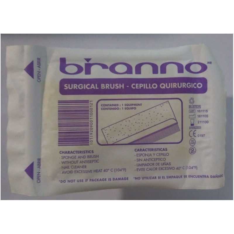 Cepillo Quirurgico esteril branno