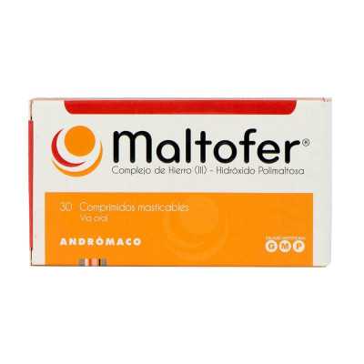 Maltofer Masticable 100mg - comprimido