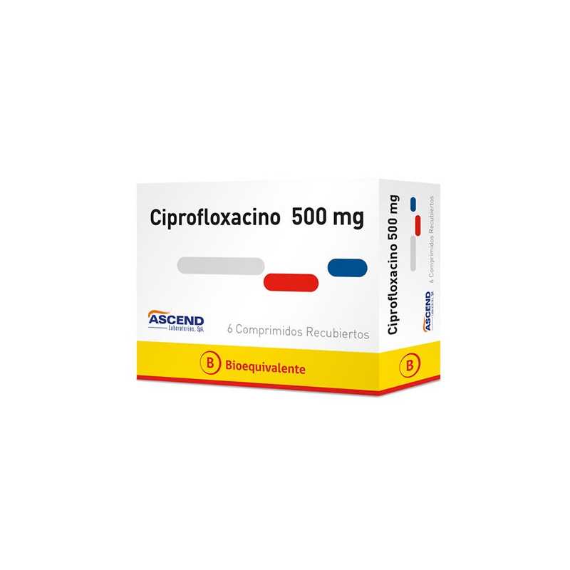 Ciprofloxacino 500mg x6com. (Ascend)