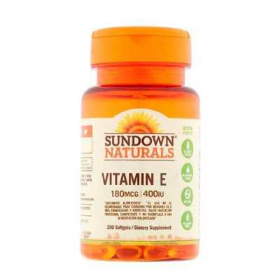 Vitamina E 400 ui x100cap (Sundown)