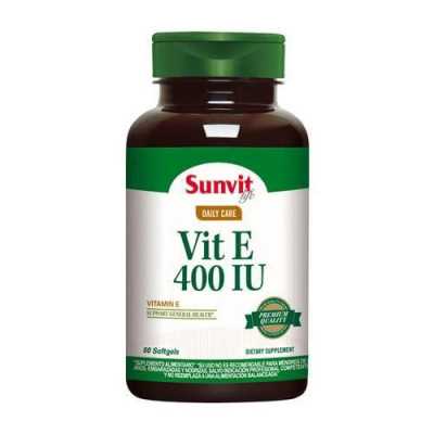 Vitamina E 400 ui x60cap (Sunvit)