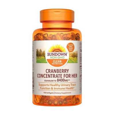 Cranberry Concentrated 8400mg x150cap (Sundown)