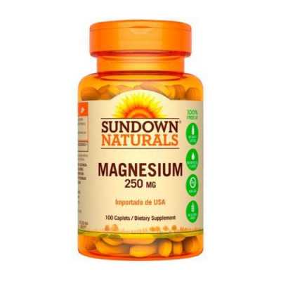 Magnesio 250mg x100com (Sundown)