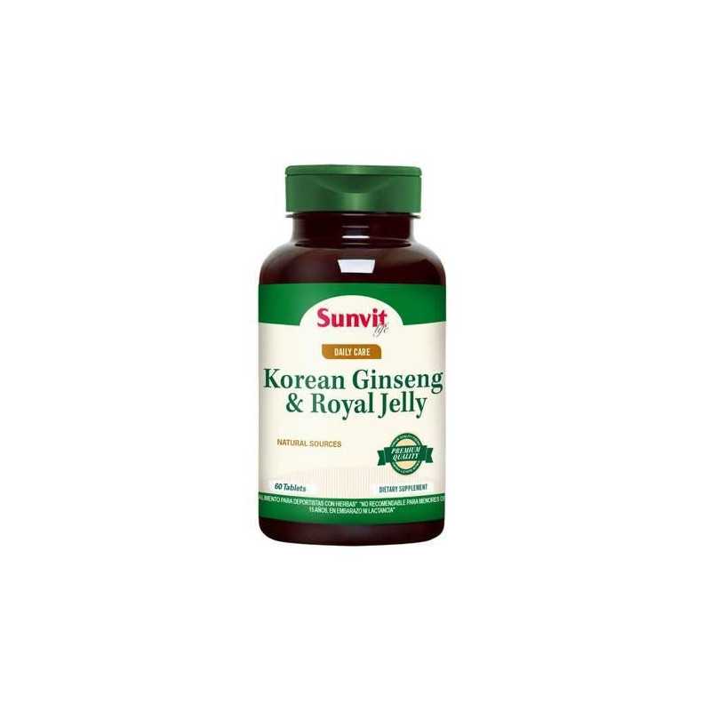 Ginseng Koreano + jalea real x60cap (Sunvit)