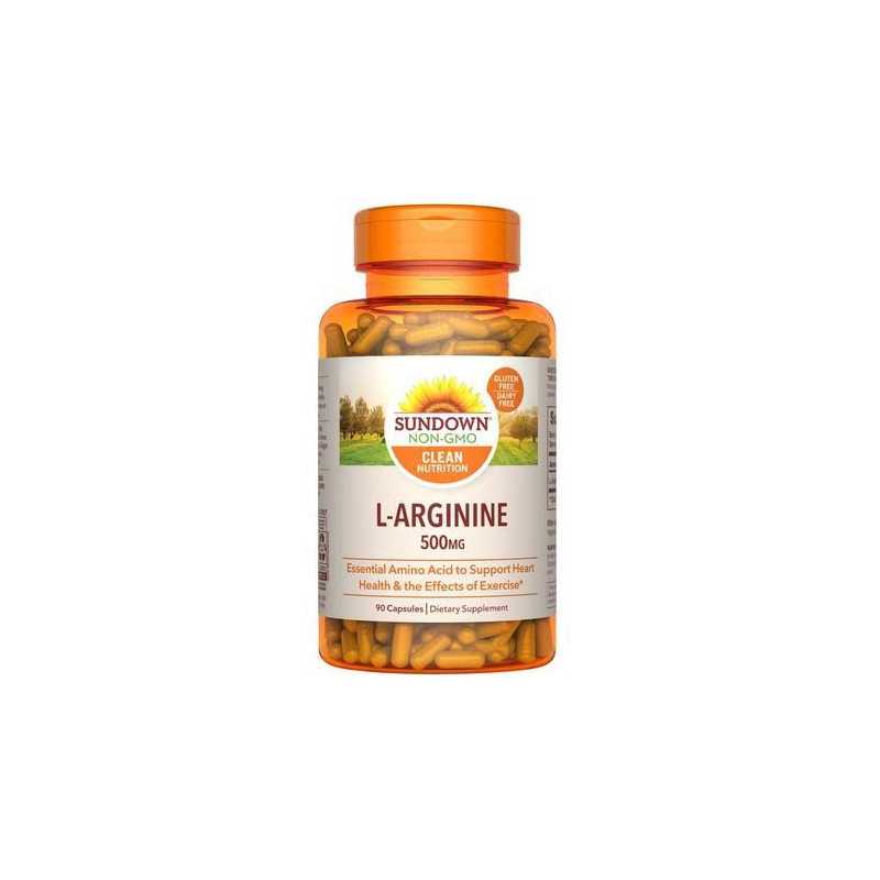 L-arginine 500mg x90cap (Sundown)