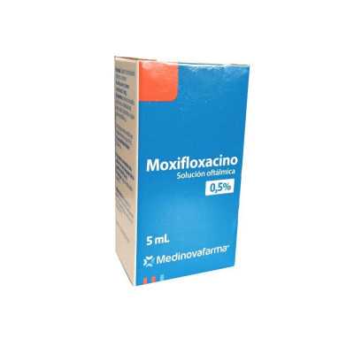Moxifloxacino Solución Oftalmica 0,5% x5ml medinovafarma
