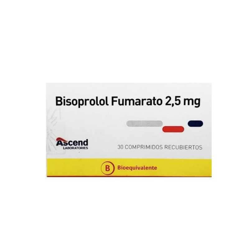 Bisoprolol 2,5mg x30com Ascend (Cenabast)