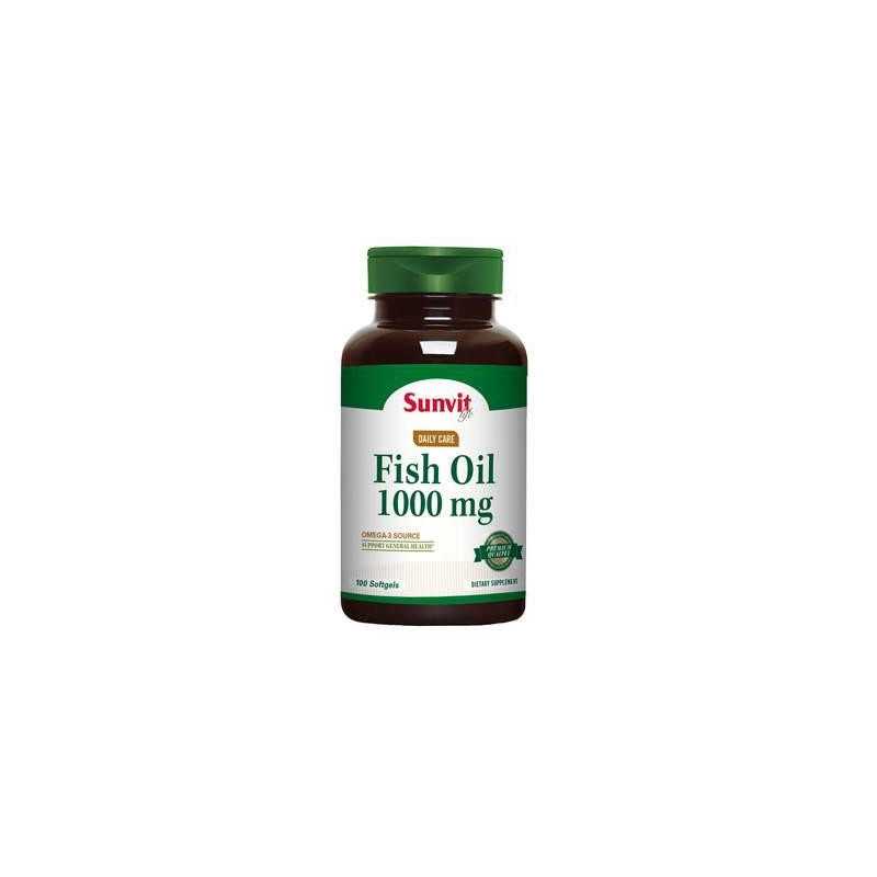Fish Oil 1000mg (300Mg Omega3) x100cap (Sunvit)