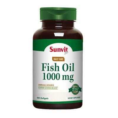 Fish Oil 1000mg (300Mg Omega3) x100cap (Sunvit)