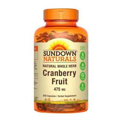 Cranberry Fruit 475mg x200cap (Sundown)